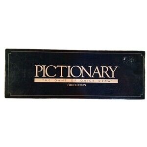 Vintage 1985 Pictionary 1st Edition Charades Game Near Complete Great Condition